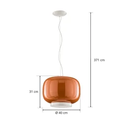 Foscarini Pendellamper > Chouchin 1 LED-hængelampe, orange