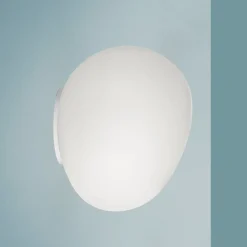 Foscarini Væglamper|Væglamper > Gregg MIDI væglampe, i glas, hvid