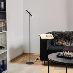 Foscarini Arbejdsrum/Kontor|Gulvlamper > Magneto LED-gulvlampe, sort