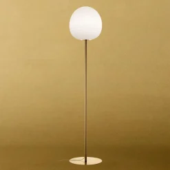 Gulvlamper|Gulvlamper ^ Foscarini Rituals XL gulvlampe, dæmpbar, gylden