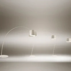Gulvlamper ^ Foscarini Twiggy Elle LED-gulvlampe, greige