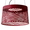 Foscarini Udendørs Pendellamper > Twiggy Grid LED-pendellampe, karminrød