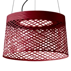 Foscarini Udendørs Pendellamper > Twiggy Grid LED-pendellampe, karminrød