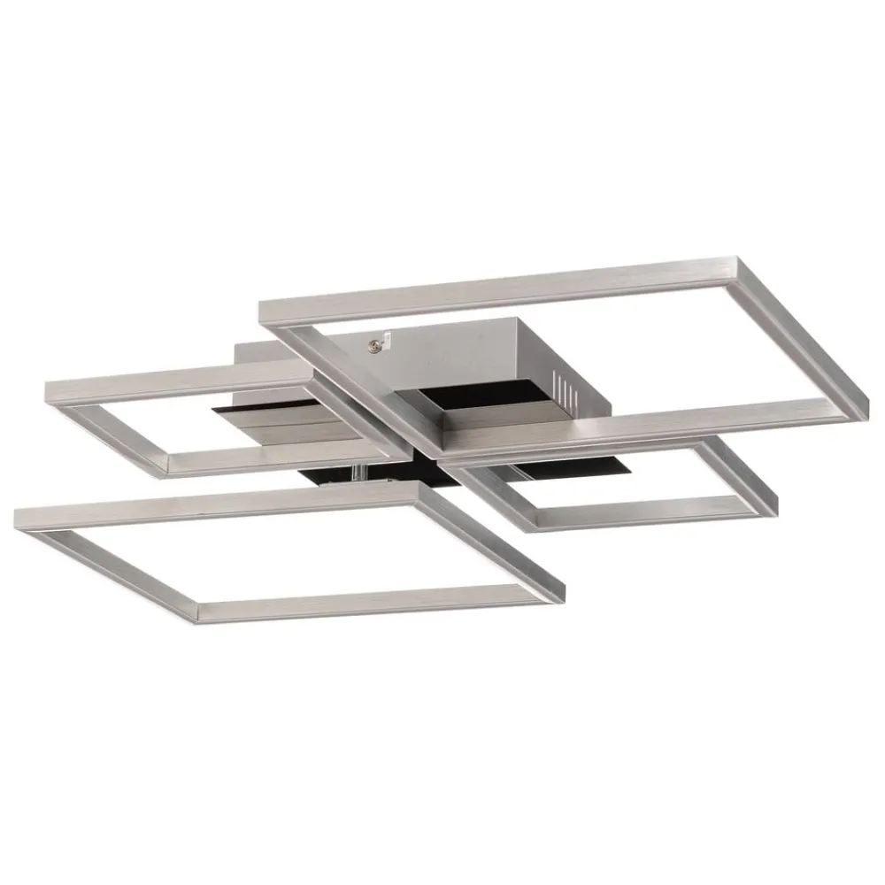 Briloner Loftlamper > Frame LED-loftslampe, CCT, 4-lys, aluminium