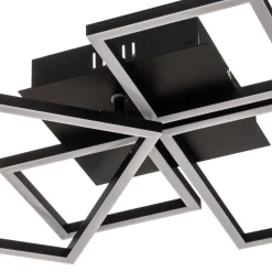 Loftlamper|Loftlamper ^ Briloner Frame LED-loftslampe, CCT, 4-lys, sort