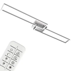 Briloner Loftlamper > Frame LED-loftslampe, fjernbetjening, krom