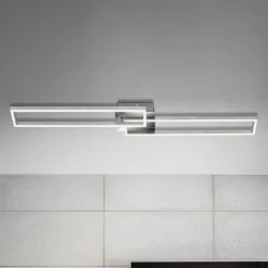 Briloner Loftlamper > Frame LED-loftslampe, fjernbetjening, krom