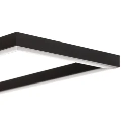 Arbejdsrum/Kontor|Loftlamper ^ Briloner Frame LED-loftslampe, fjernbetjening, sort