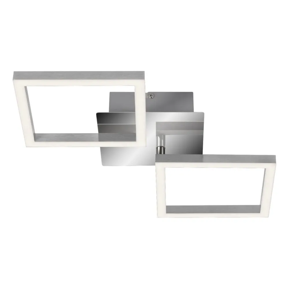 Loftlamper ^ Briloner Frame LED-loftslampe, 3.000 K, krom
