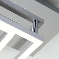 Loftlamper ^ Briloner Frame LED-loftslampe, 3.000 K, krom