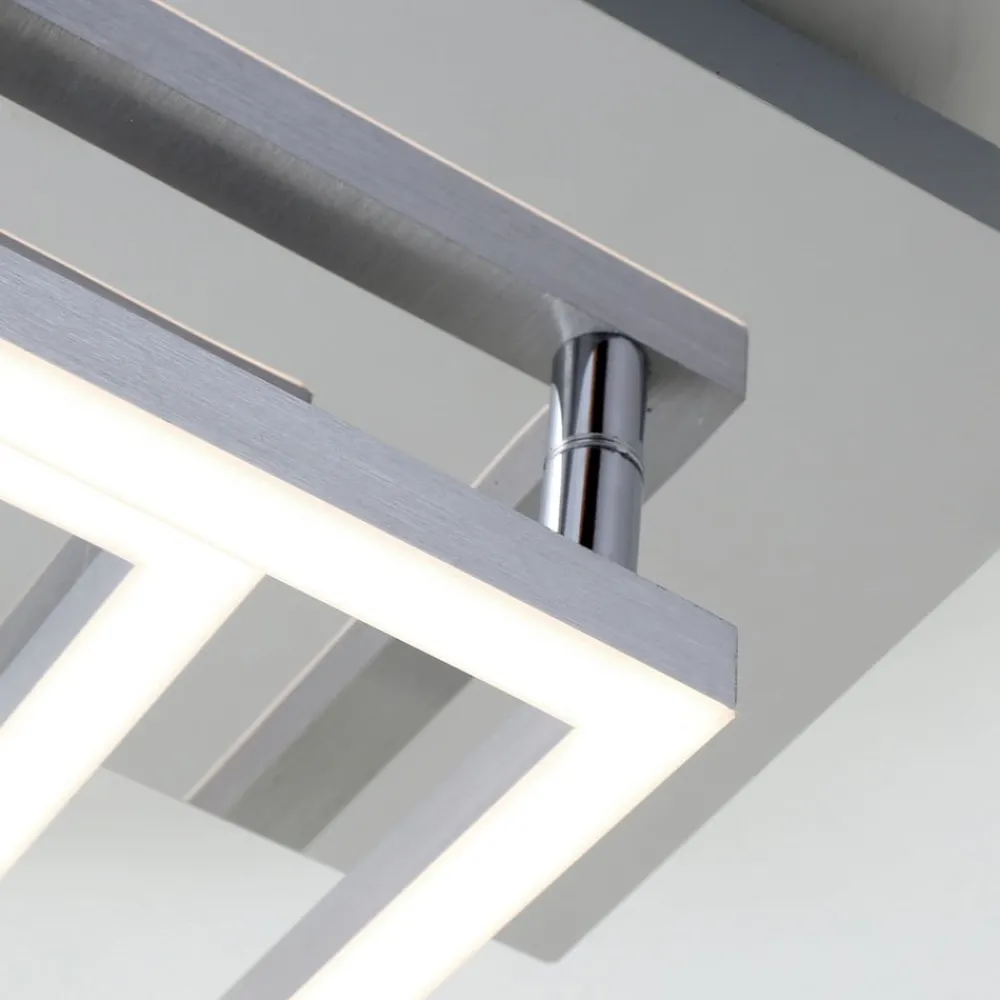 Loftlamper ^ Briloner Frame LED-loftslampe, 3.000 K, krom