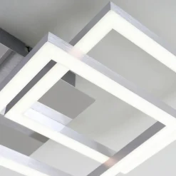 Loftlamper ^ Briloner Frame LED-loftslampe, 3.000 K, krom