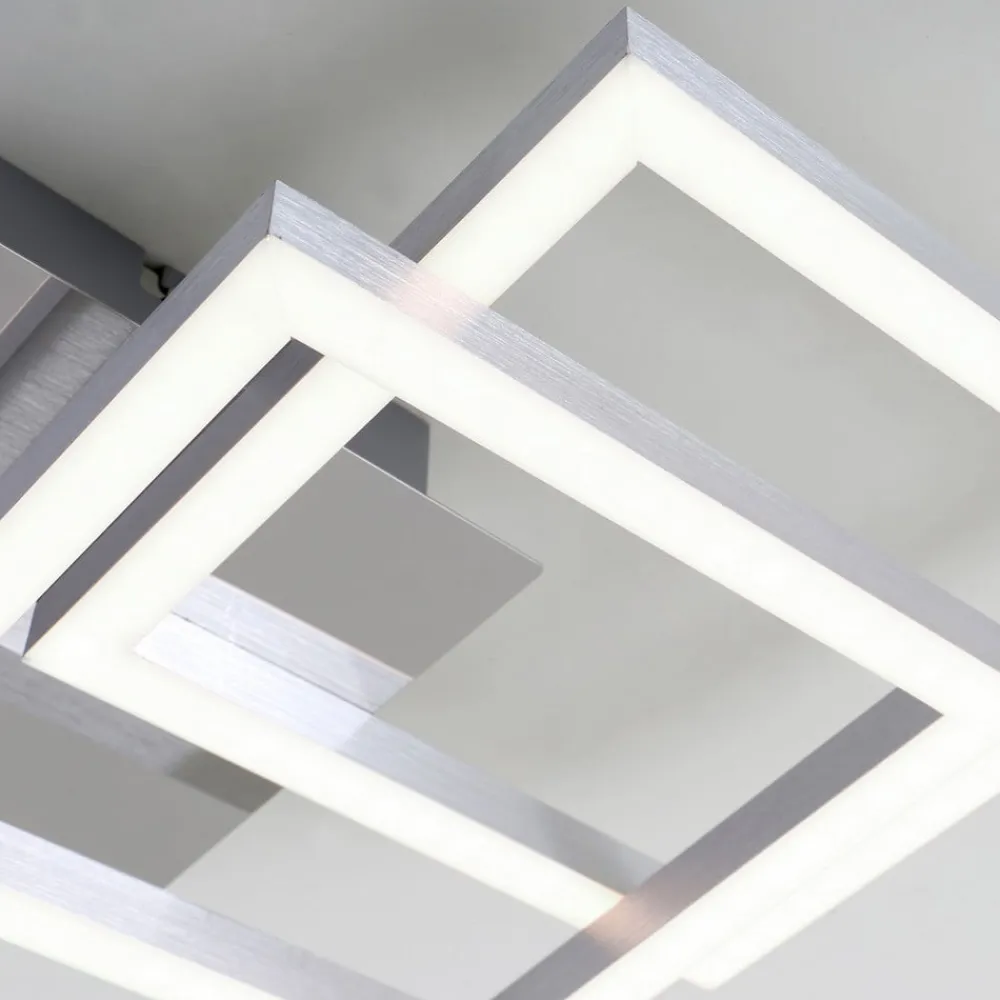 Loftlamper ^ Briloner Frame LED-loftslampe, 3.000 K, krom