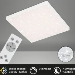 Briloner Loftlamper|Loftlamper > Frameless CCT LED-stjernehimmel, 45 x 45 cm