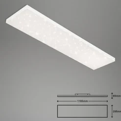 Briloner Loftlamper|Loftlamper > Frameless CCT LED-stjernehimmel, 120 x 30 cm