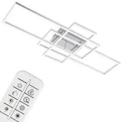 Briloner Loftlamper|Loftlamper > Frame loftlampe, rektangel, 3 lk., CCT, aluminium