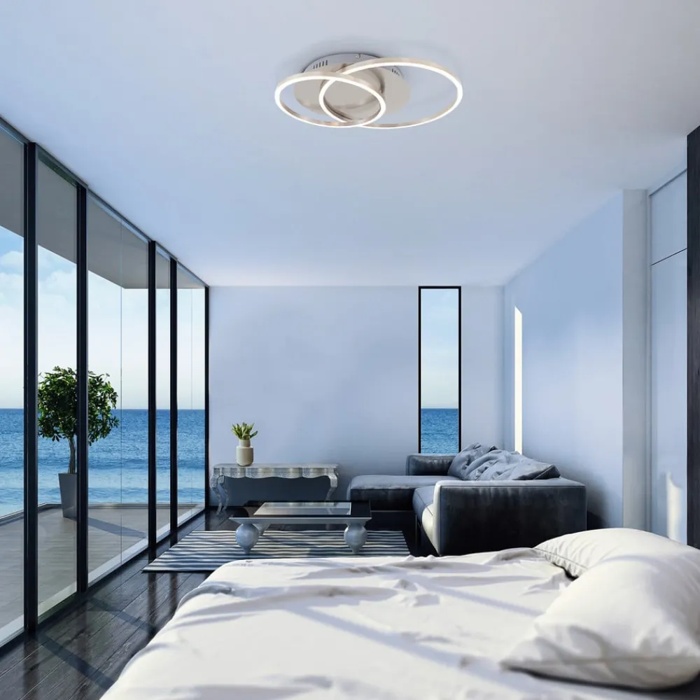 Briloner Loftlamper|Loftlamper > Frames LED-loftlampe, 2 ringe, kan drejes