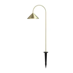 FRANDSEN Udendørs Spot > lampe med jordspyd Grasp, messingfarvet, højde 82 cm