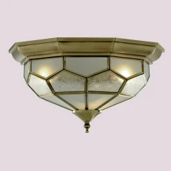 Searchlight Loftlamper > FRIDA køn loftlampe med glasindsatser