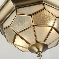 Searchlight Loftlamper > FRIDA køn loftlampe med glasindsatser