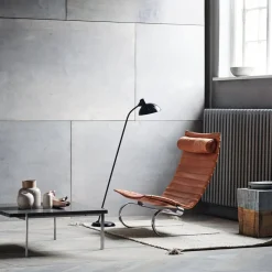 FRITZ HANSEN Gulvlamper > Kaiser Idell 6556-F, blank sort