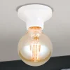 Gang|Loftlamper ^ ORION Frost loftlampe af keramik, hvid