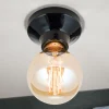 ORION Loftlamper|Loftlamper > Frost loftlampe af keramik, sort