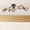 Näve Loftlamper > Fumoso loftlampe, 5 lyskilder, sort