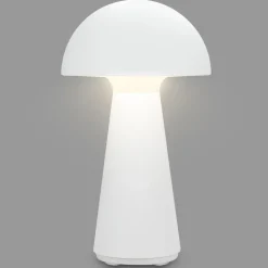 Briloner Dekorationsbelysning|Terrassebelysning > Fungo LED-bordlampe, genopladelig, hvid