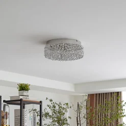 Lucande Loftlamper|Loftlamper > Funklende LED-loftlampe Felias, rund form