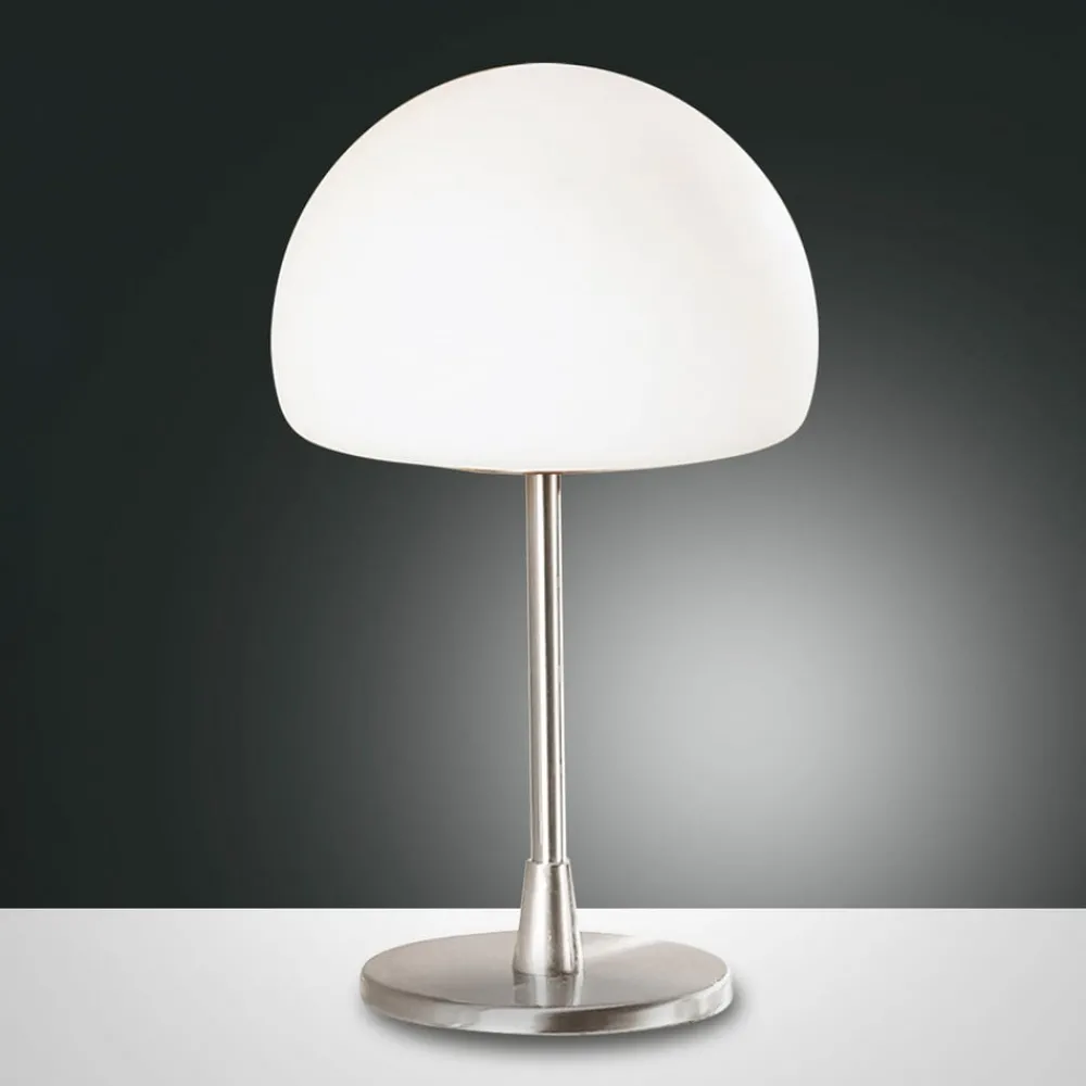 Fabas Luce Bordlamper > Gaia LED-bordlampe med touchdæmper, krom