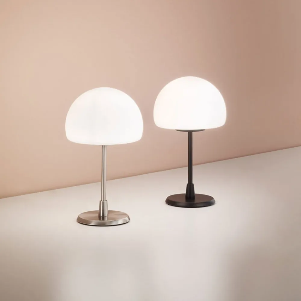 Fabas Luce Bordlamper > Gaia LED-bordlampe med touchdæmper, krom