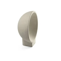 Sokkellamper ^ FARO BARCELONA Gaia LED-sokkellampe, grå, beton, højde 38,8 cm