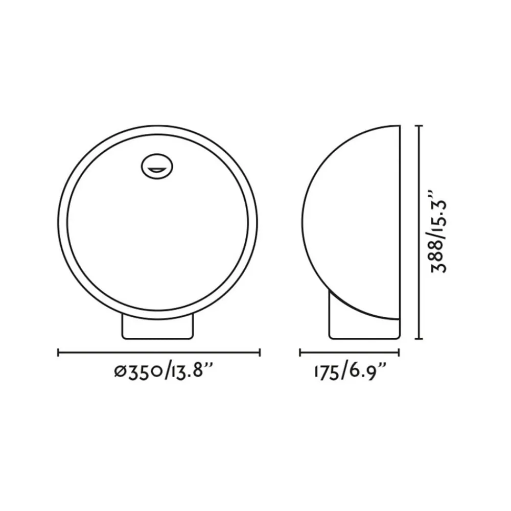 Sokkellamper ^ FARO BARCELONA Gaia LED-sokkellampe, grå, beton, højde 38,8 cm