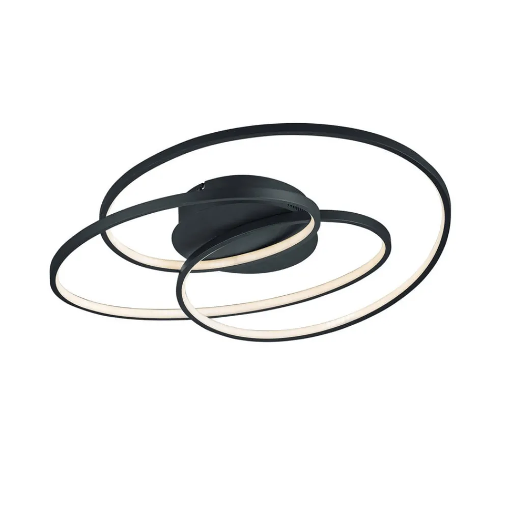 Trio Lighting Loftlamper|Loftlamper > Gale LED-loftlampe, 60 cm, mat sort