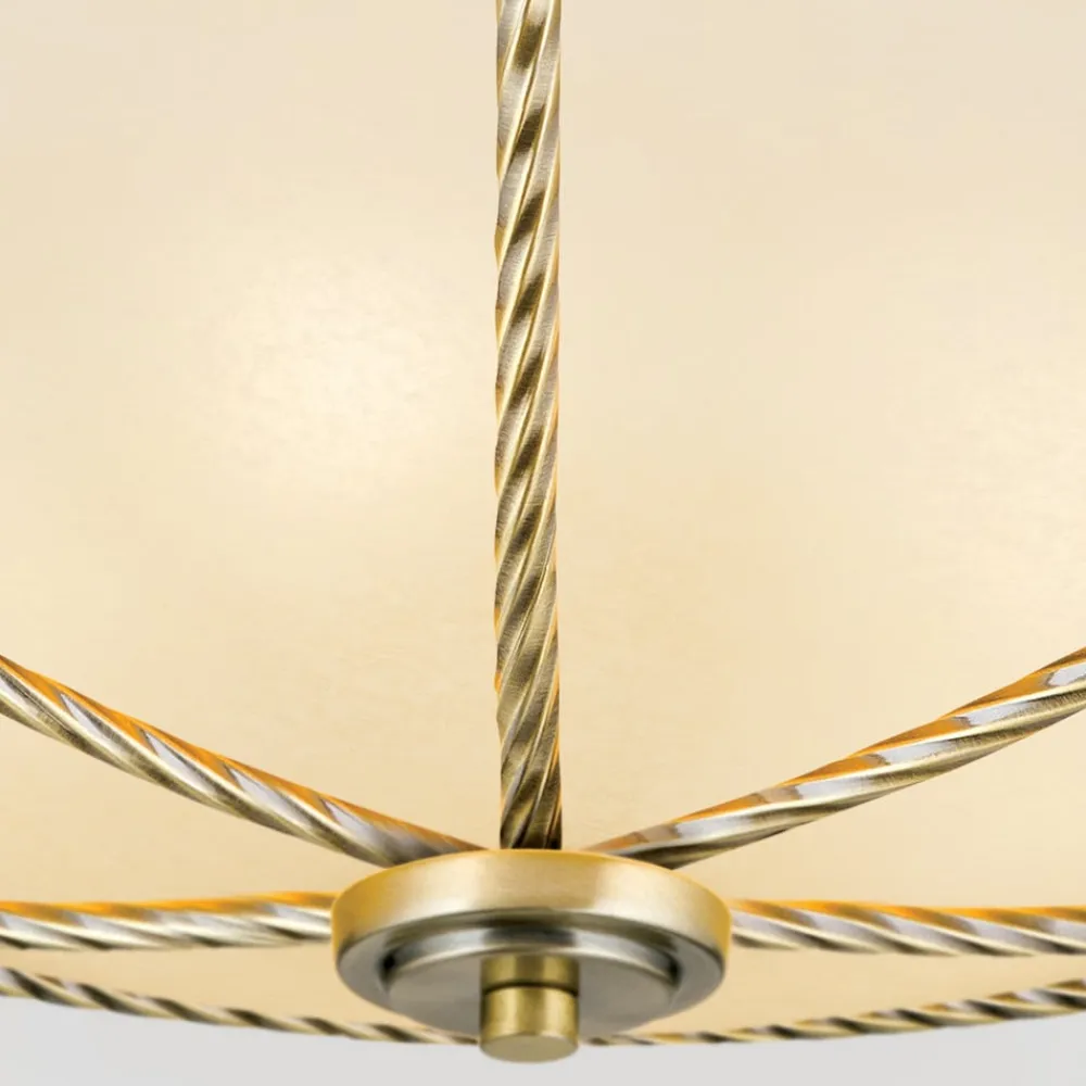 ORION Loftlamper > Galina loftlampe, cremefarvet, 56 cm