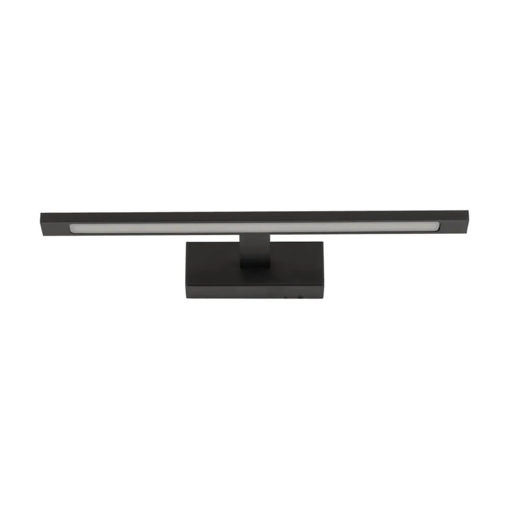 TK Lighting Væg- Og Spejllamper > Gallery LED-væglampe, sort, metalbredde 41,5 cm IP44