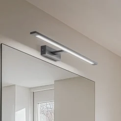 TK Lighting Væg- Og Spejllamper > Gallery LED-væglampe, sort, metal, bredde 62 cm, IP44