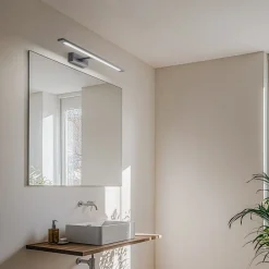 TK Lighting Væg- Og Spejllamper > Gallery LED-væglampe, sort, metal, bredde 62 cm, IP44