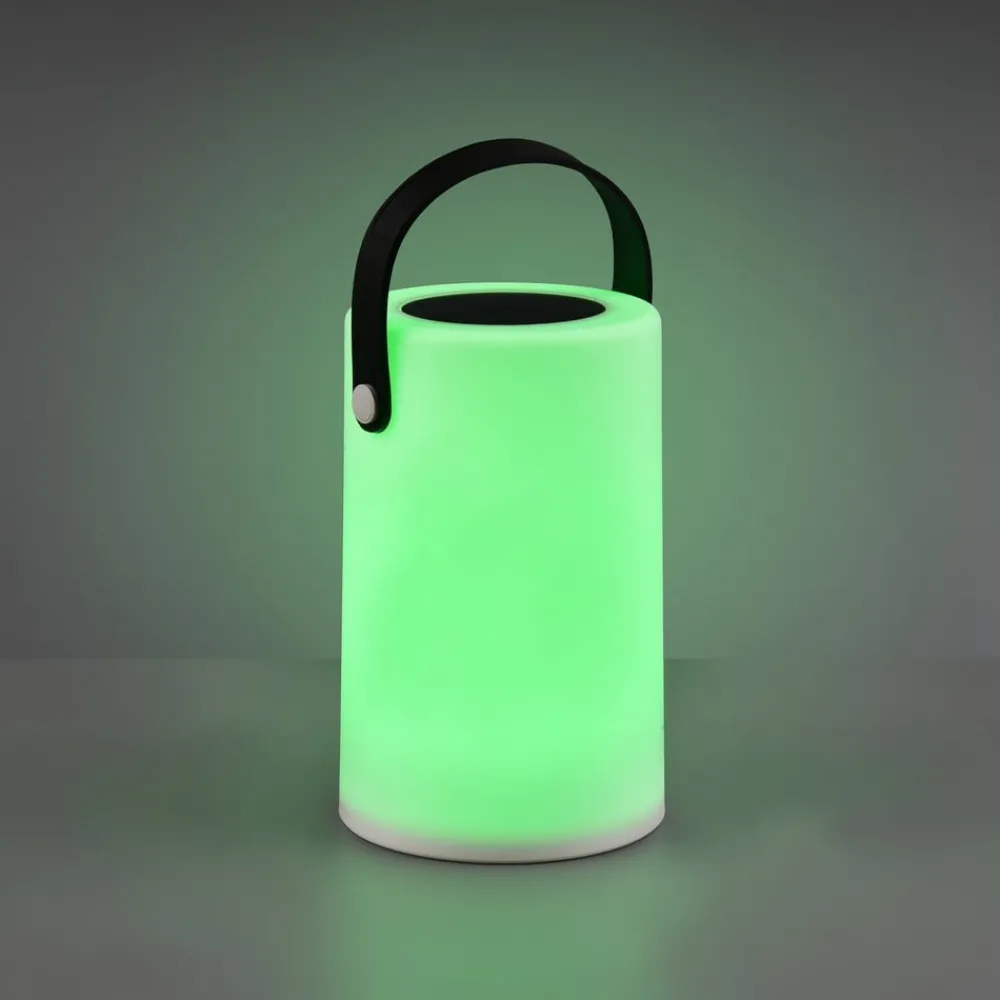 Reality Leuchten Solcellelamper > Garcia LED solcellebordlampe med RGBW-farveskift