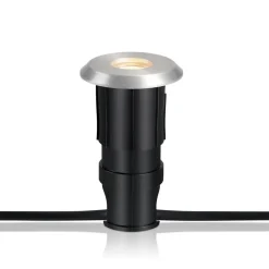 Markslöjd Nedgravet Udebelysning > Garden 24 Decklight, sølv, toplys, 0,8W