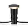 Markslöjd Nedgravet Udebelysning > Garden 24 Decklight sort 3W sideværts Ø6cm