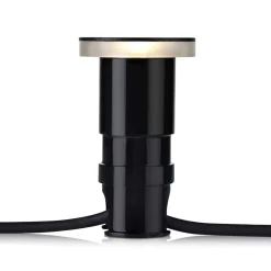 Markslöjd Nedgravet Udebelysning > Garden 24 Decklight sort 3W sideværts Ø6cm