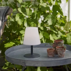 STAR TRADING Dekorationsbelysning|Terrassebelysning > Gardenlight Kreta LED-bordlampe m. batteri 26,5 cm