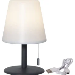 STAR TRADING Dekorationsbelysning|Terrassebelysning > Gardenlight Kreta LED-bordlampe m. batteri 26,5 cm