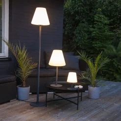 STAR TRADING Dekorationsbelysning|Terrassebelysning > Gardenlight Kreta LED-bordlampe m. batteri 26,5 cm