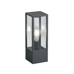 Sokkellamper ^ Trio Lighting Garonne sokkellampe i antracit
