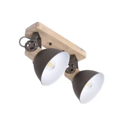 Spotlights ^ Steinhauer Gearwood loftspot, 2 lyskilder, antracit