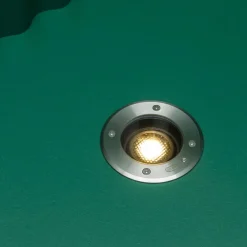 Udendørs Spot ^ FARO BARCELONA Geiser GU10 nedgravningslampe, saltvandsresistent