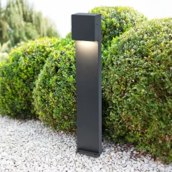 LUTEC Gadebelysning > Gemini FX LED-gadelampe, IP54, antracit